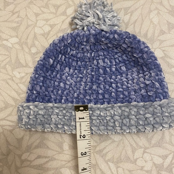New Hand-crocheted Plush Beanie - Picture 4 of 5